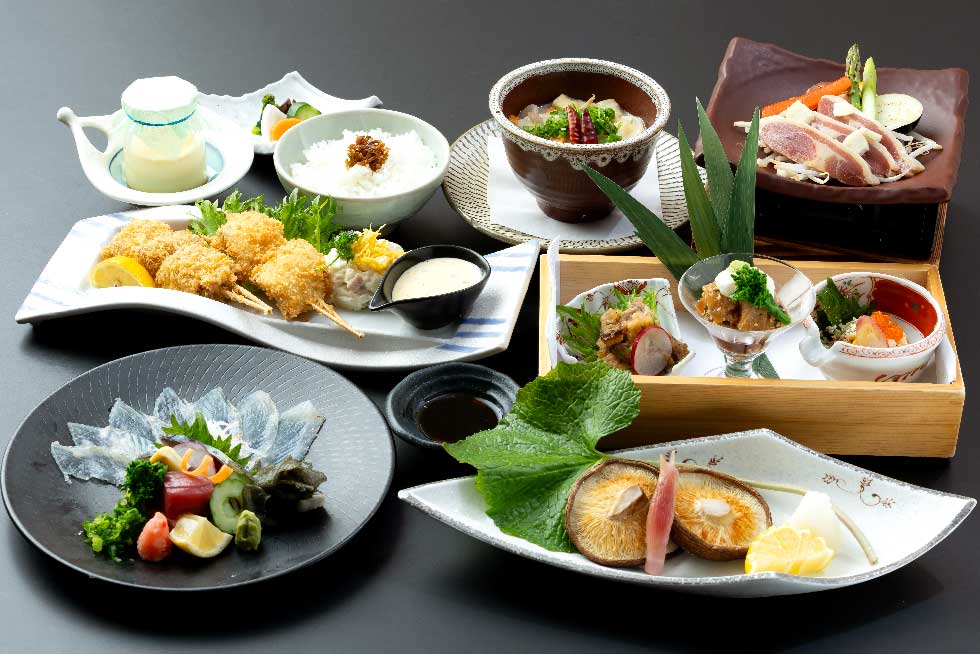 大分満喫御膳の料理写真